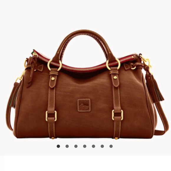 Dooney & Bourke Large Florentine Large Satchel Chestnut - Picture 1 of 1